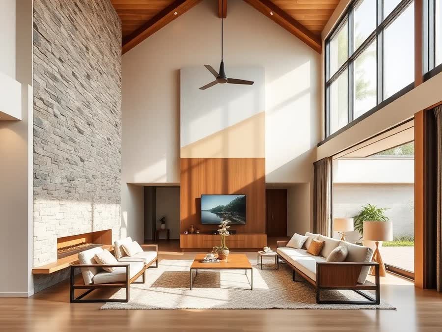 Portfolio work by Lim Wei Sheng — Bungalow living area — 4,200 sq ft