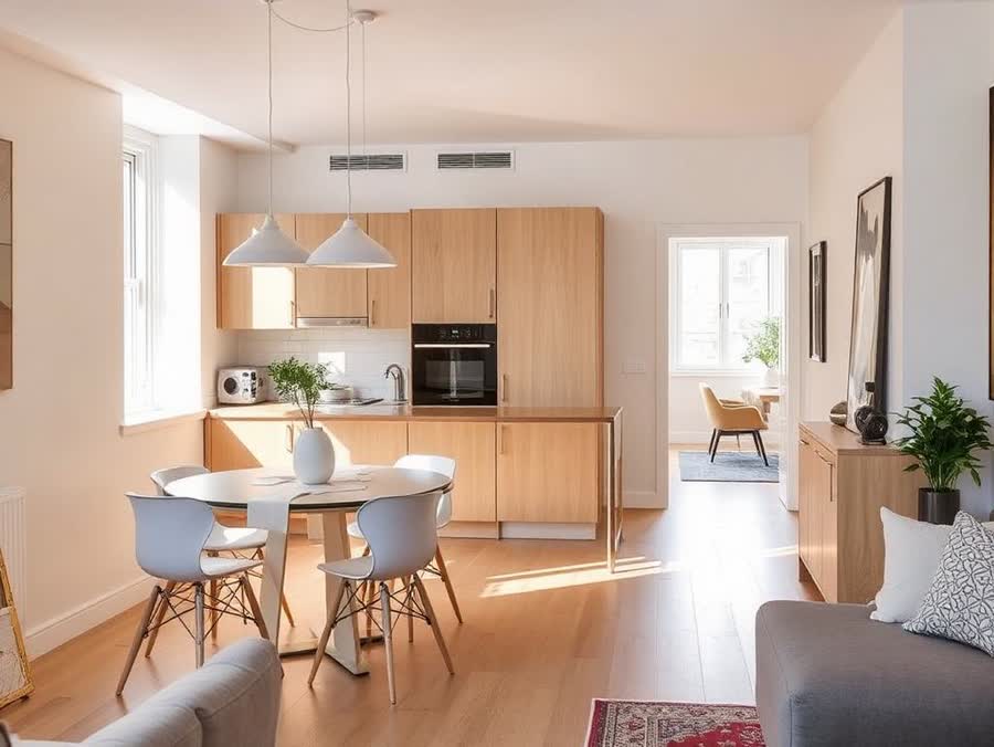 Portfolio work by Chong Mei Ling — Renovated living and dining